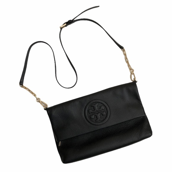 Authentic Tory Burch Bombe Foldover Crossbody - Picture 1 of 6
